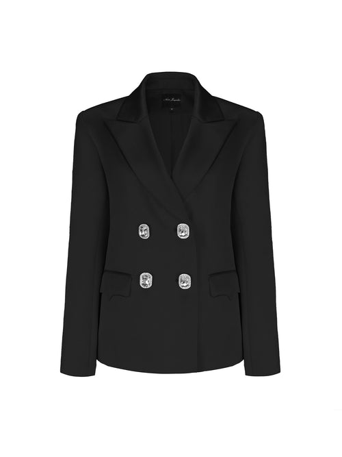 Cassandra Blazer (Black) (Final Sale)