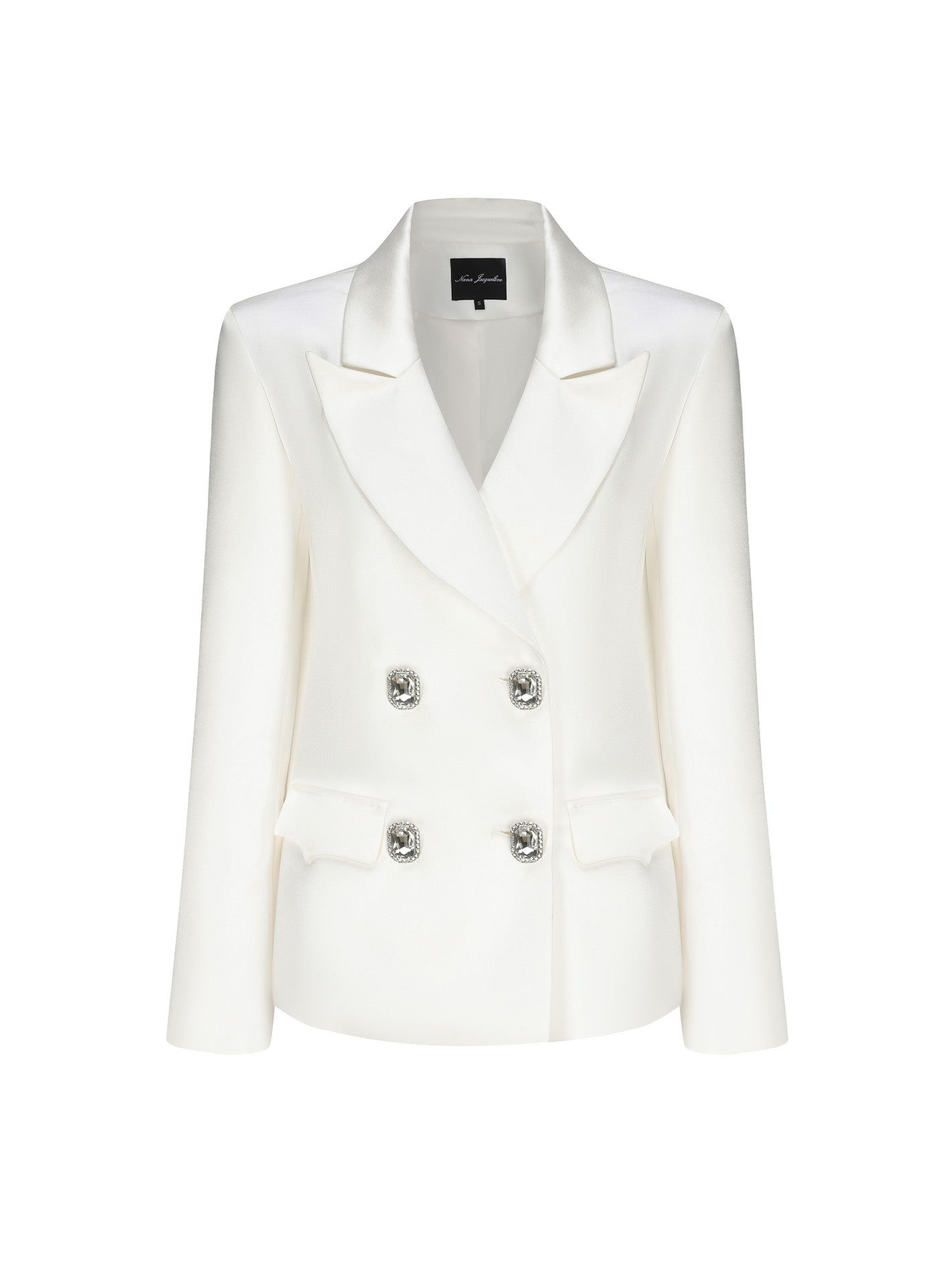 Cassandra Blazer (White) (Final Sale)
