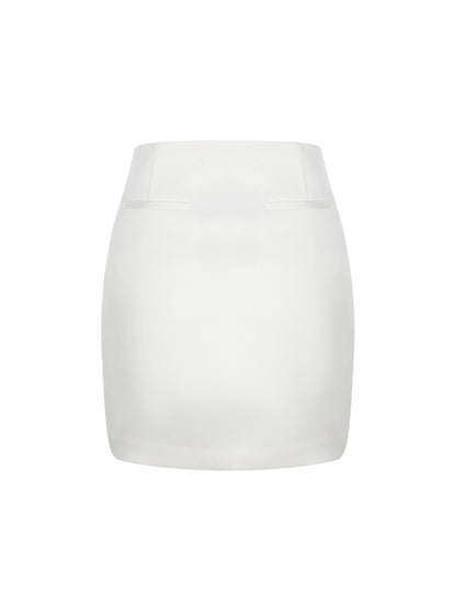 Cassandra Skirt (White) (Final Sale)
