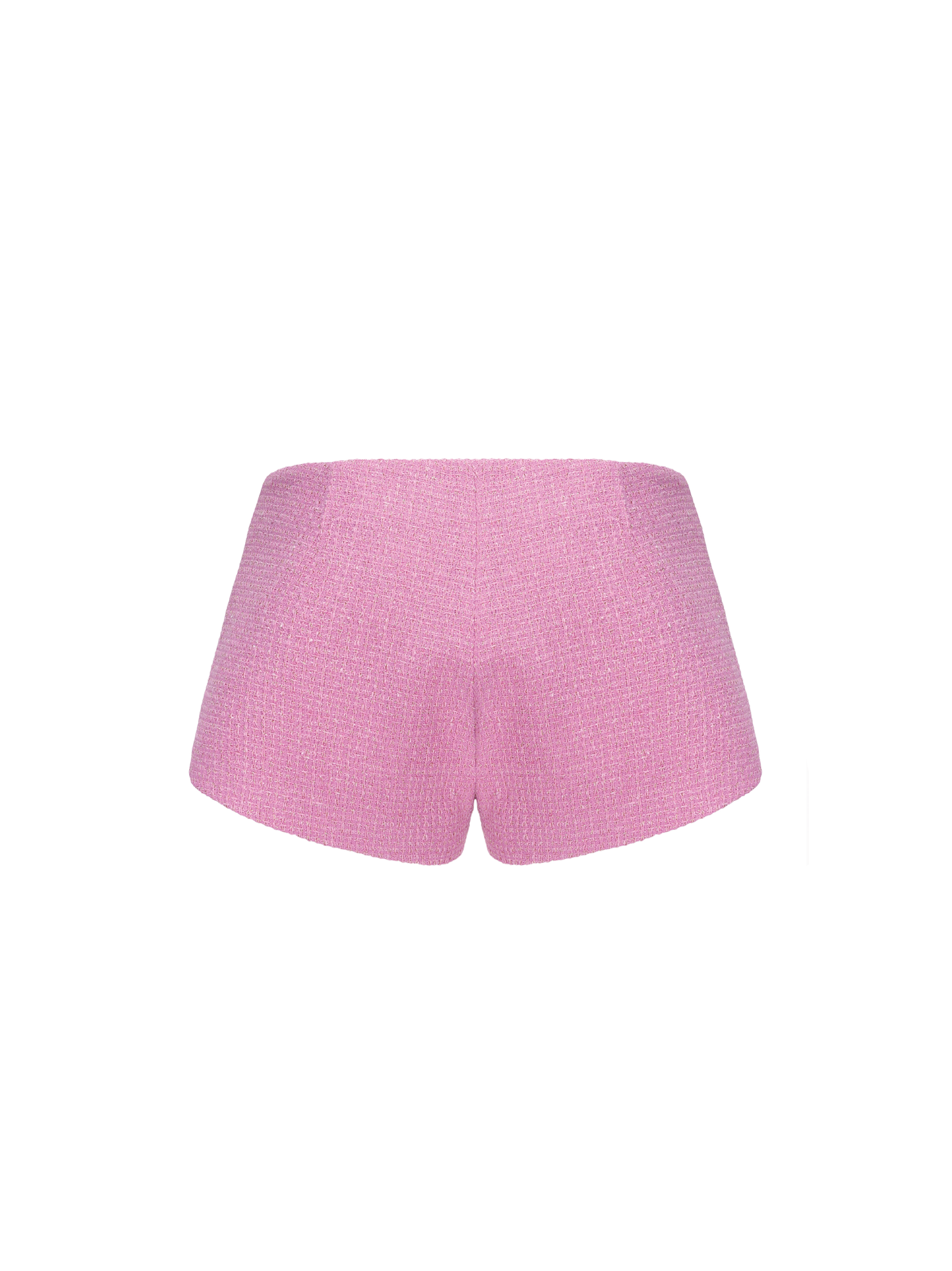 Annabella Textured Pink Woven Shorts