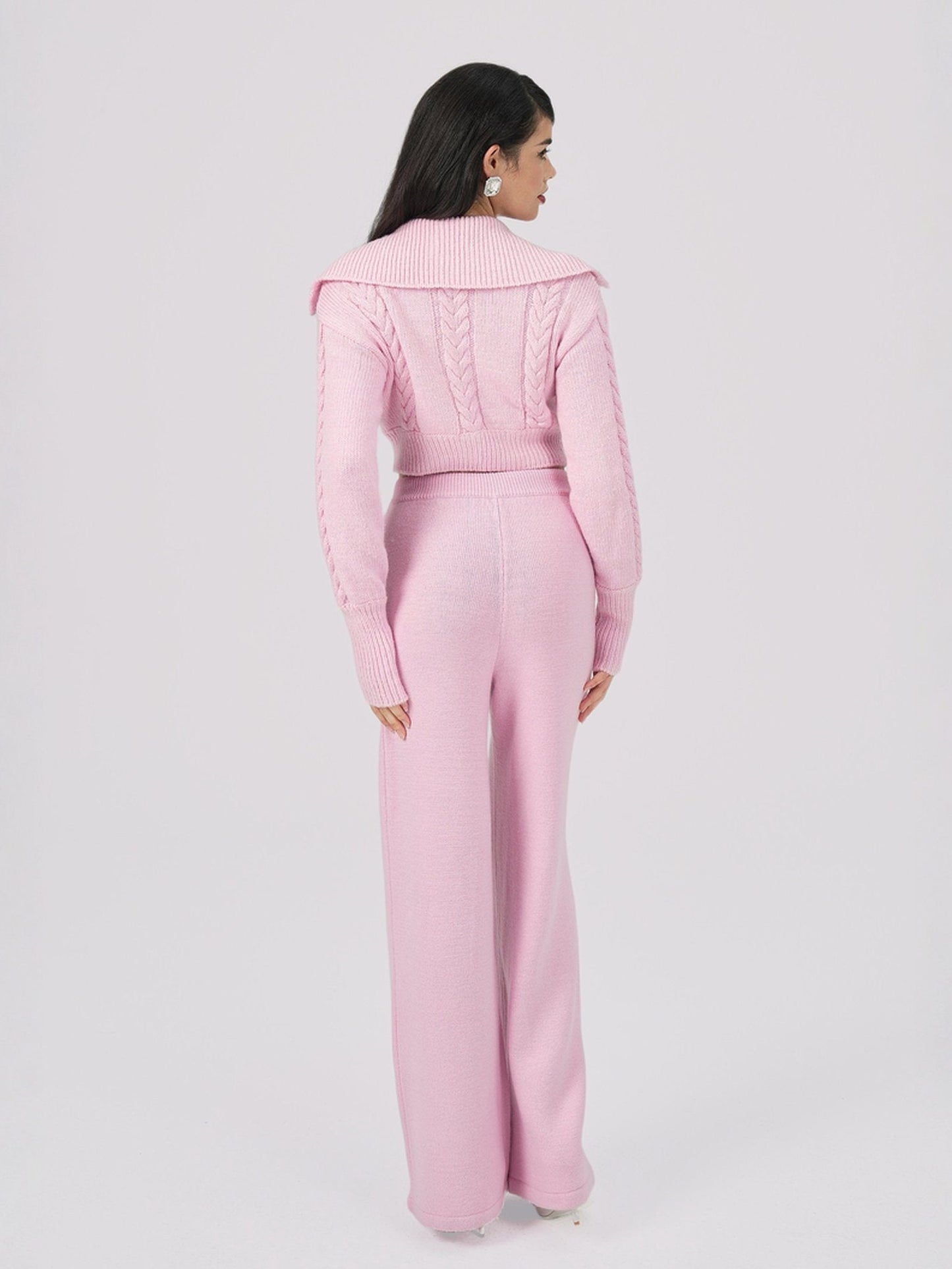 Addison Coat + Scarf Set (Pink) (Final Sale)