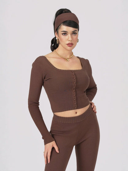 Holly Top (Brown) (Final Sale)