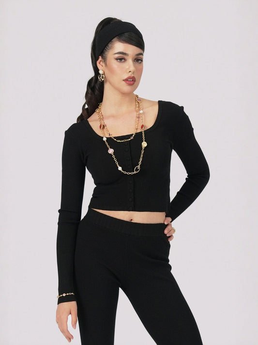 Holly Top (Black) (Final Sale)