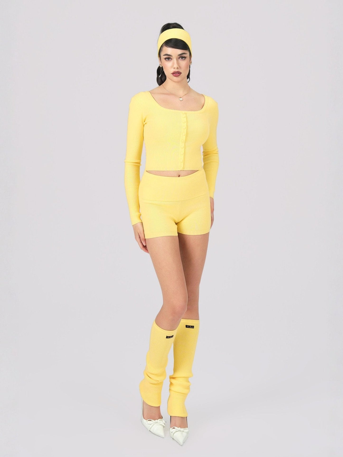 Holly Shorts (Yellow) (Final Sale)