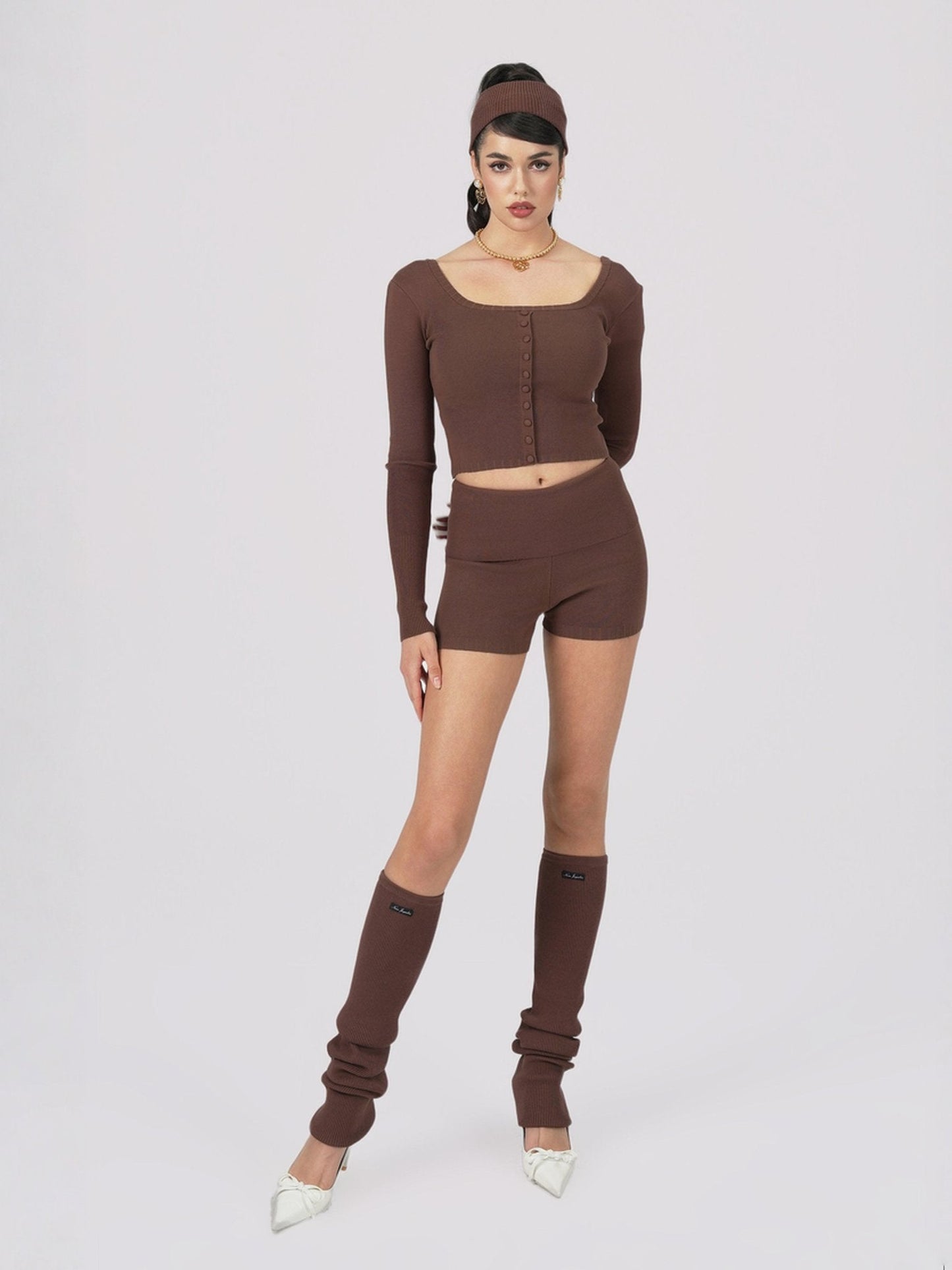 Holly Legwarmers (Brown)