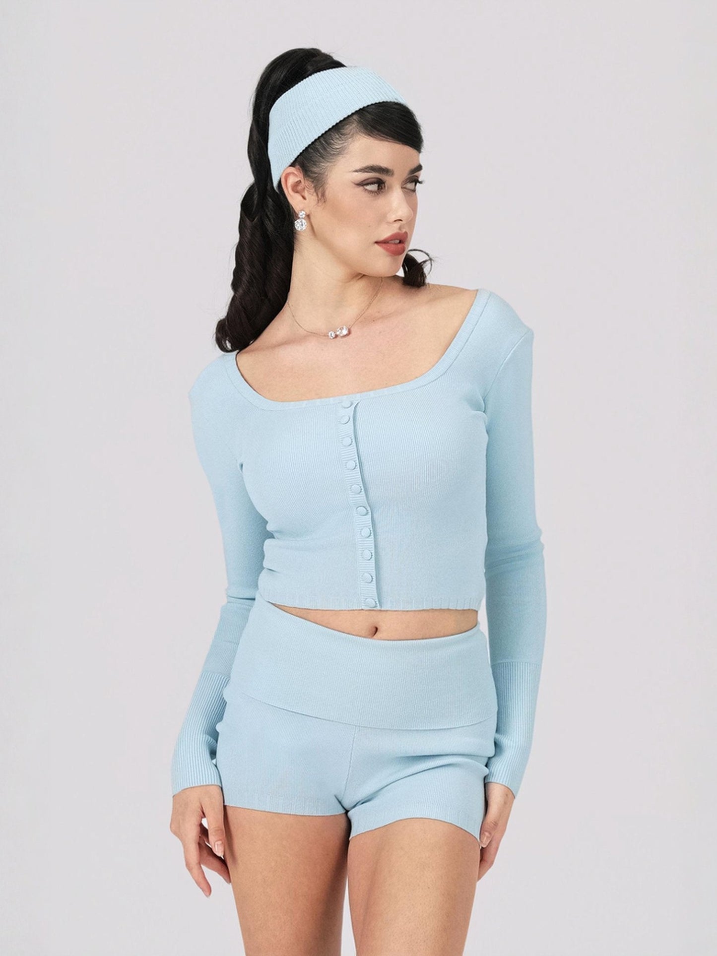 Holly Headband (Blue)