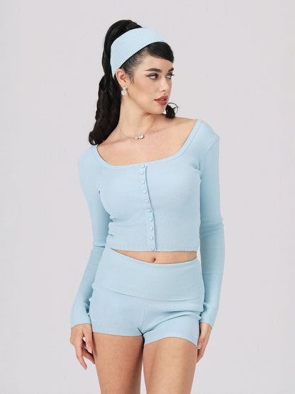 Holly Headband (Blue)