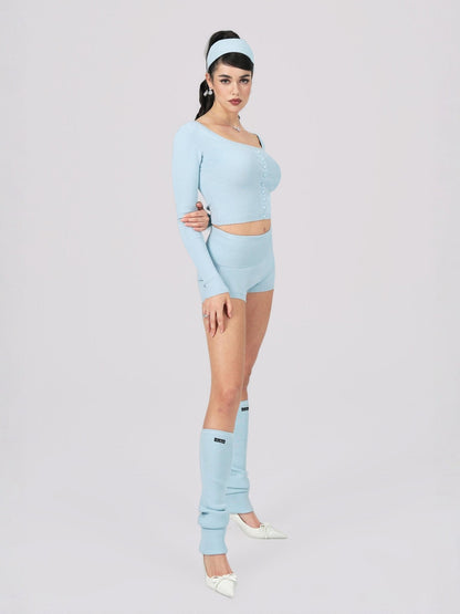 Holly Legwarmers (Blue)