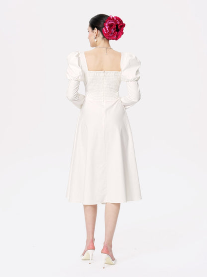 Livia Dress (White) (Final Sale)