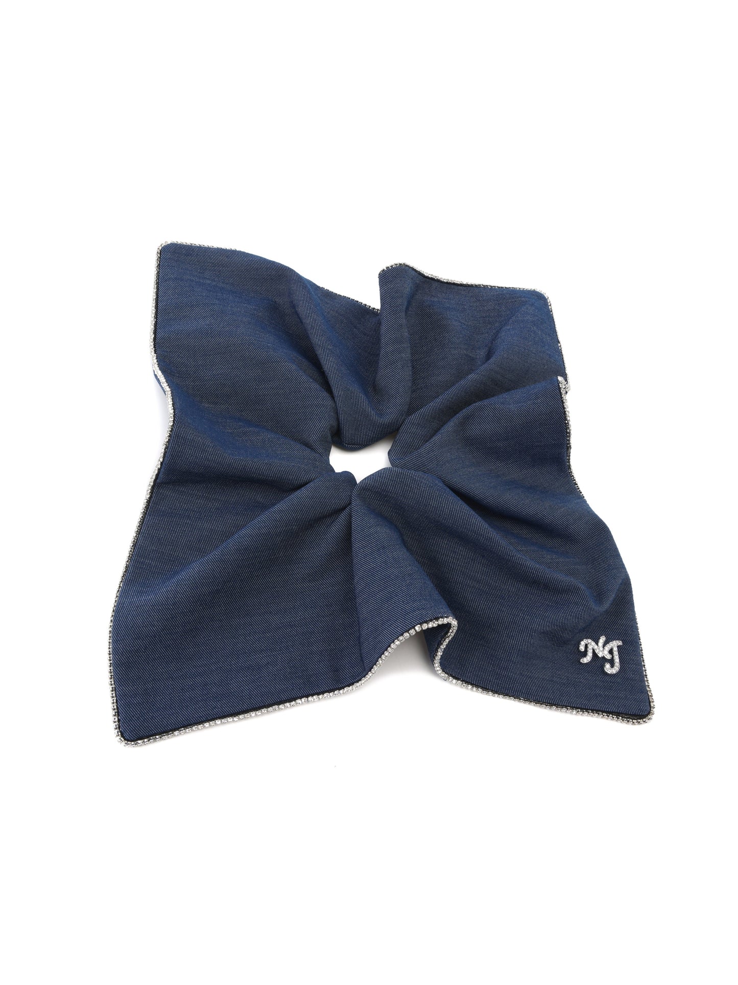 Amara Crystal Denim Hair Tie
