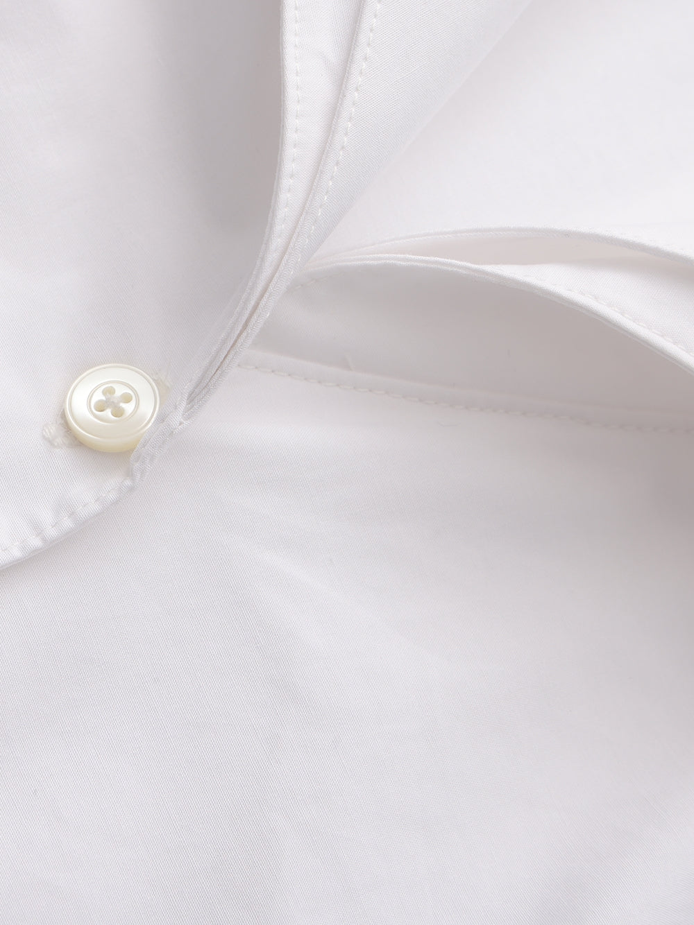 Georgina Tailored Long Sleeve White Button-Down Shirt
