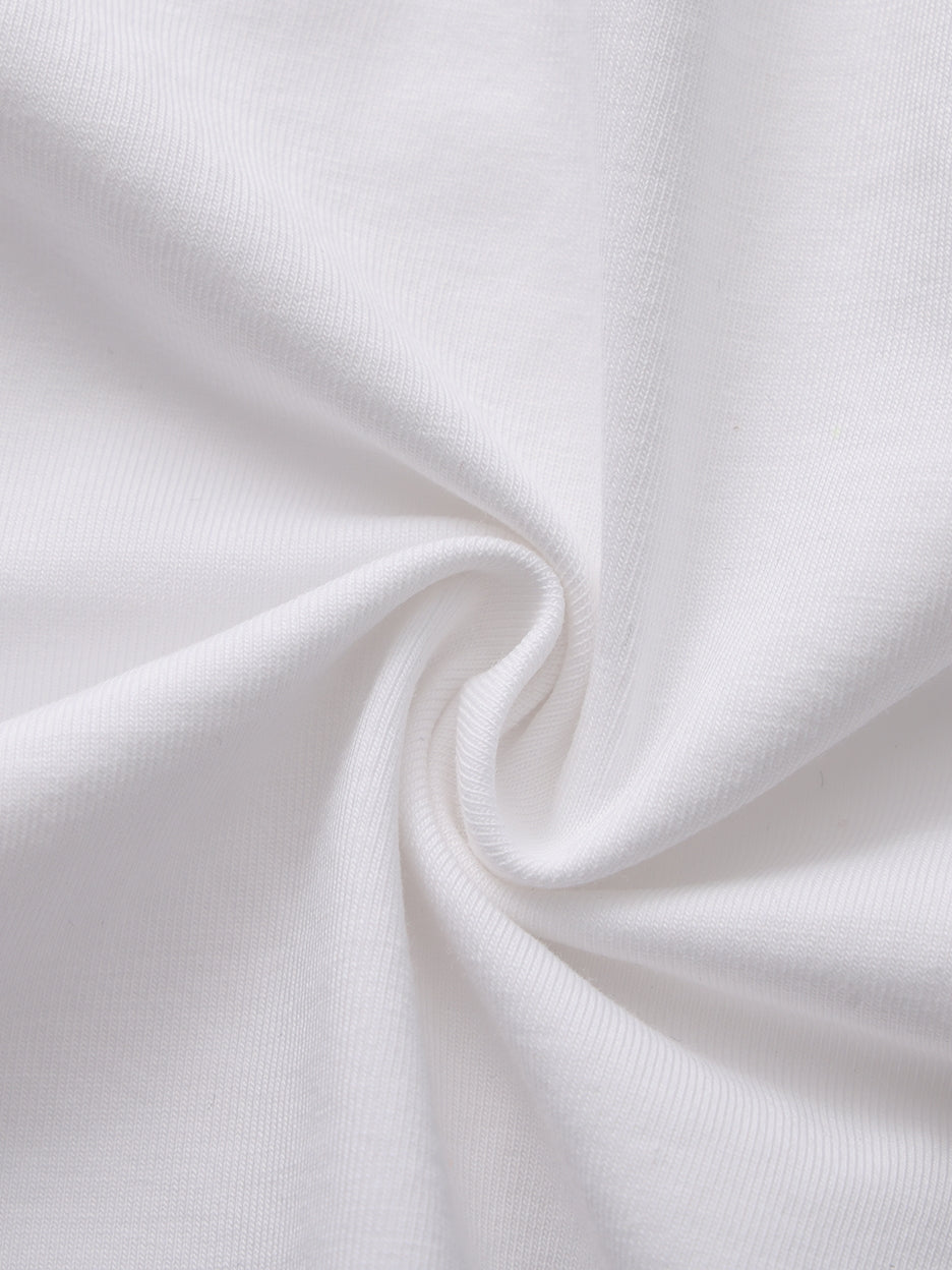 Georgina Tailored Long Sleeve White Button-Down Shirt