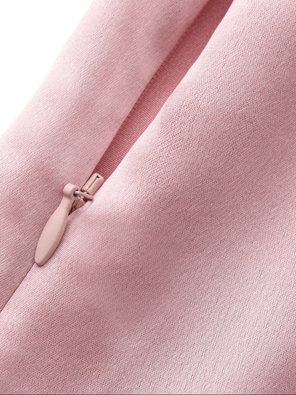 Lily Satin Bow Detail Pink Top