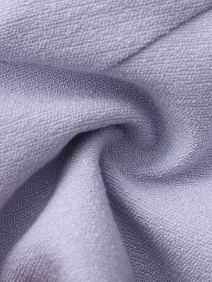 Camille Crystal-Button Purple Peplum Vest
