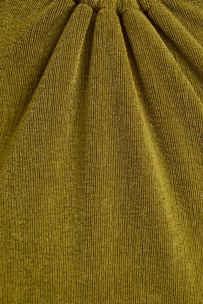 Sunspell Chartreuse Strapless Maxi Dress