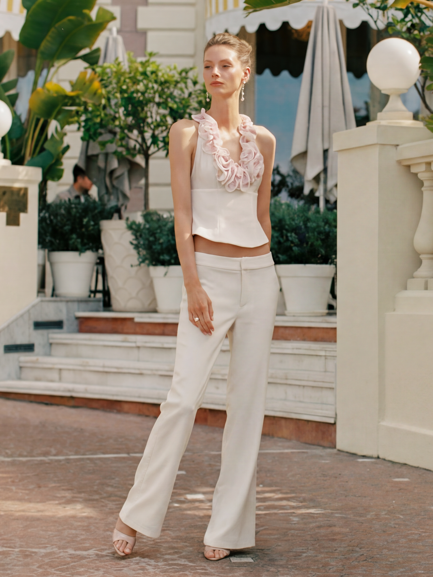 Ella Flared Champagne Pants