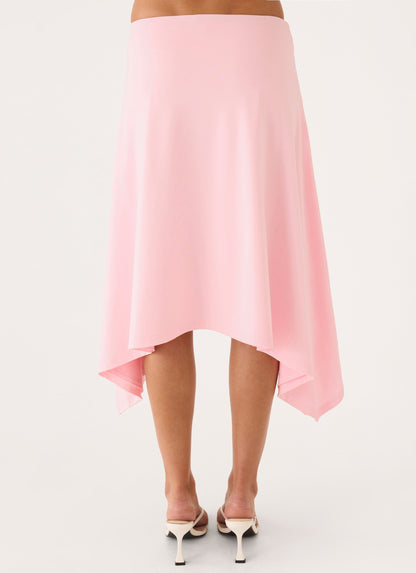 Vickine Midi Skirt - Pink