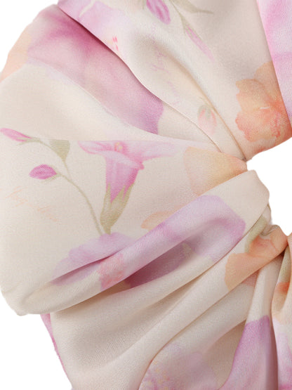Fleur Floral Print Scrunchie