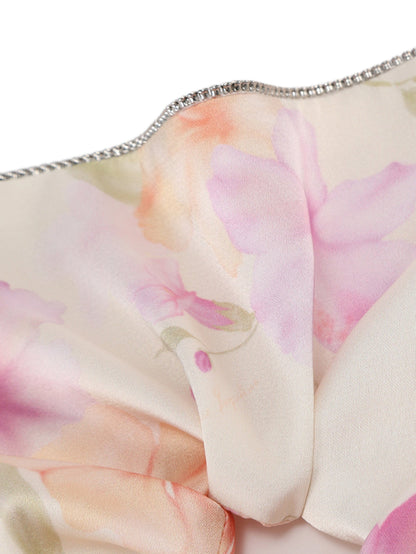 Bloomie Floral Print Hair Tie