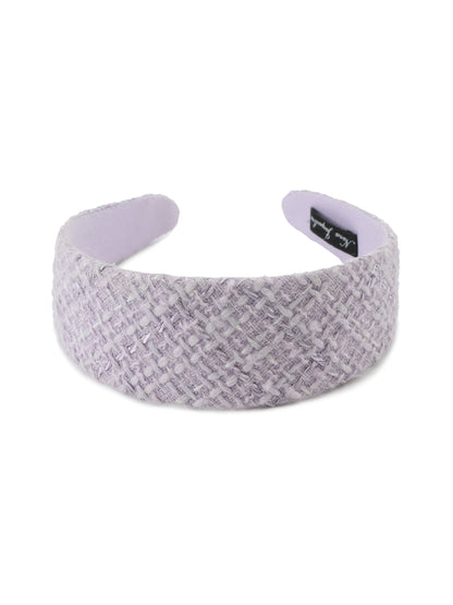 Elsa Woven Lavender Knit Headband