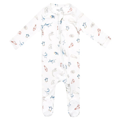 Zip-Up Footie Pajama - Arctic Wonder