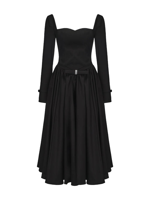 Bernadette Dress (Black) (Final Sale)