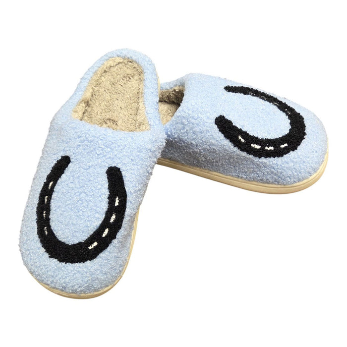 AWST Int'l Cozy Horseshoe Slippers- Breeches.com