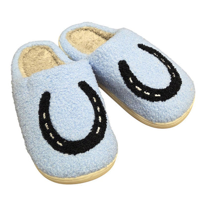 AWST Int'l Cozy Horseshoe Slippers- Breeches.com