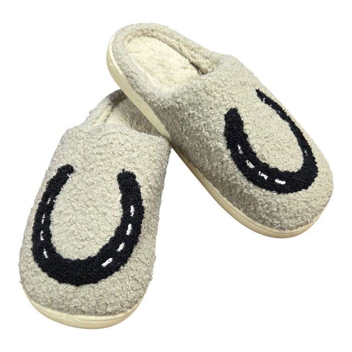 AWST Int'l Cozy Horseshoe Slippers- Breeches.com