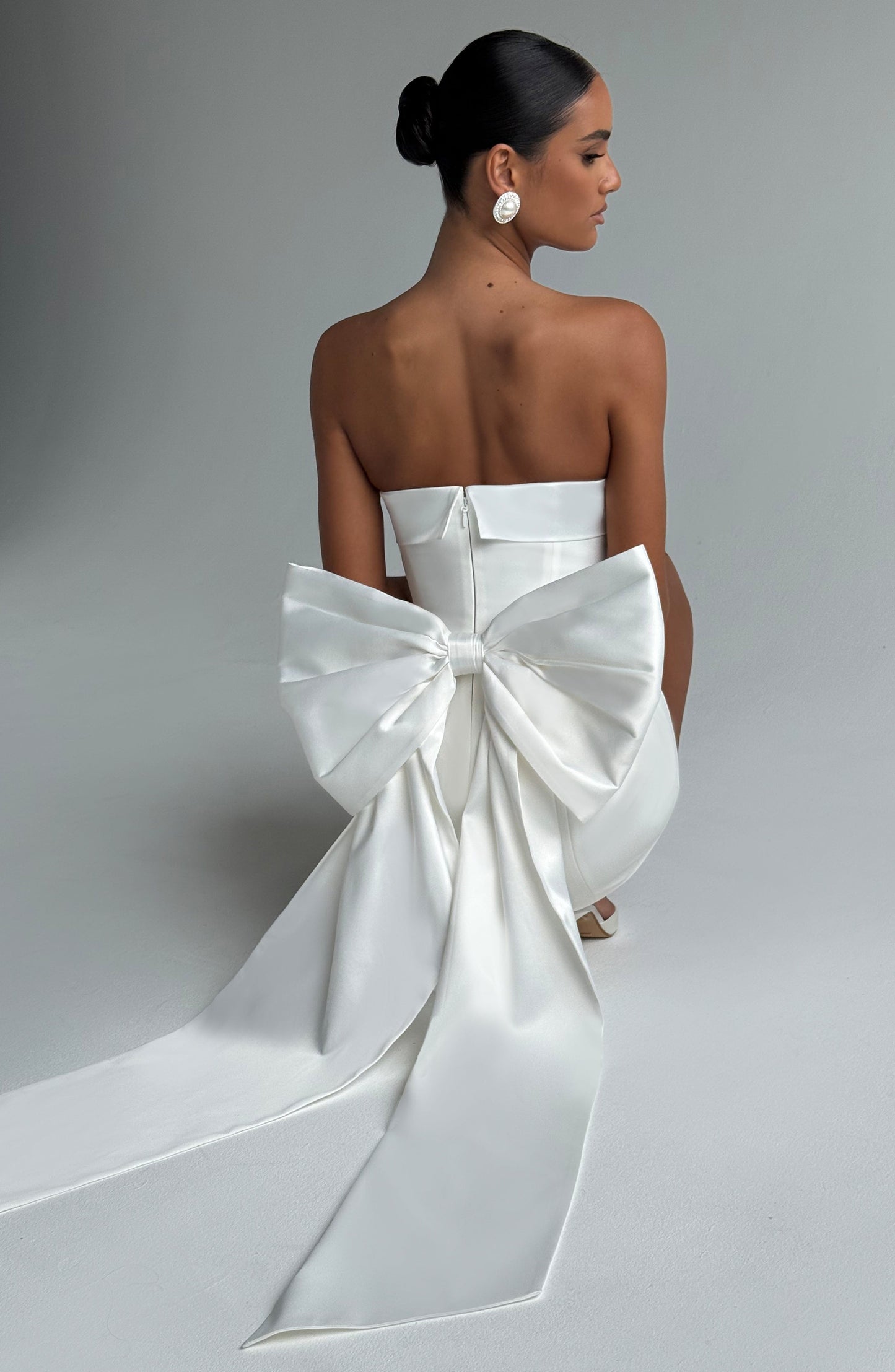 Barbara Mini Dress - Ivory