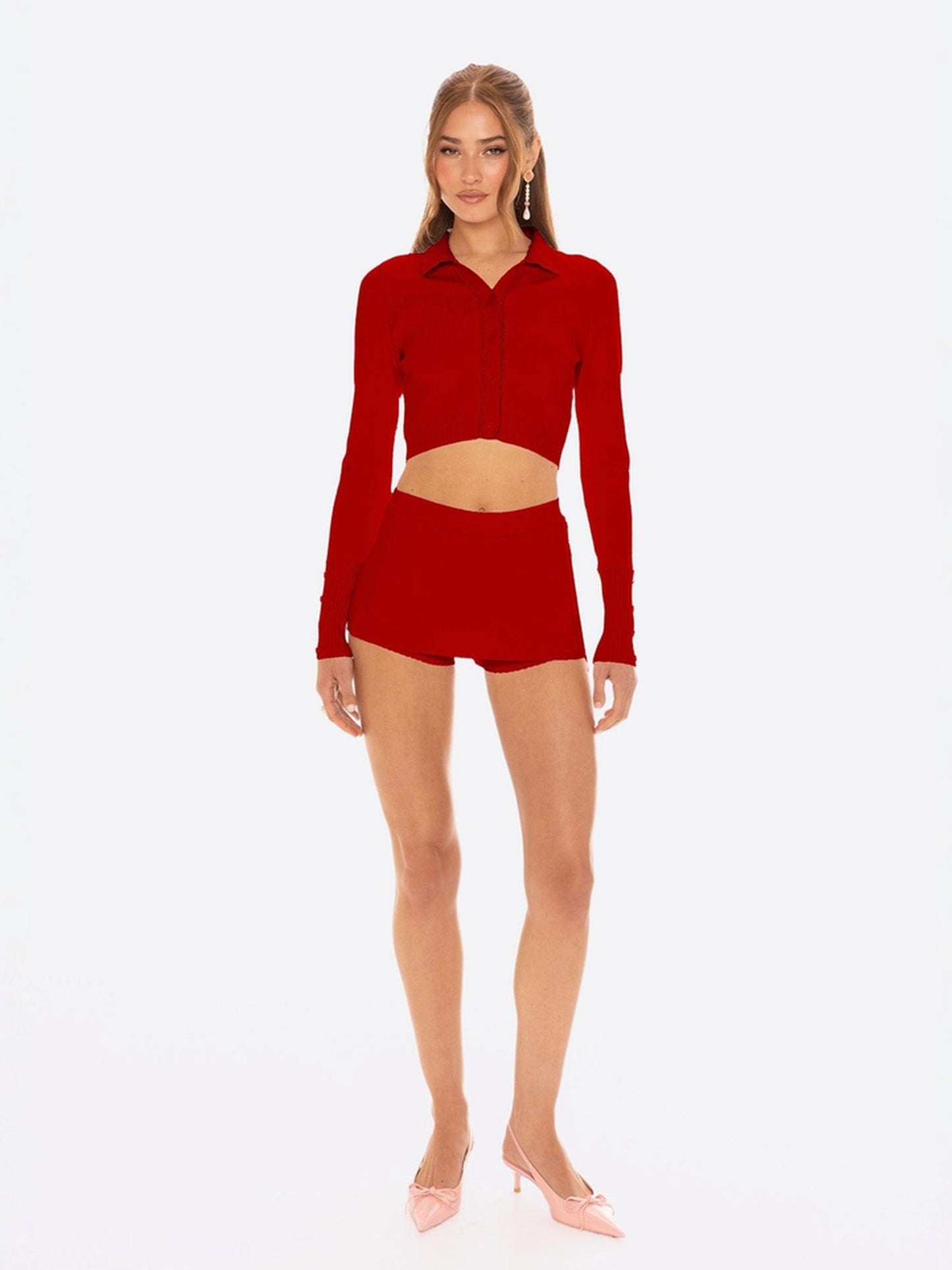 Jenna Cardigan (Red)