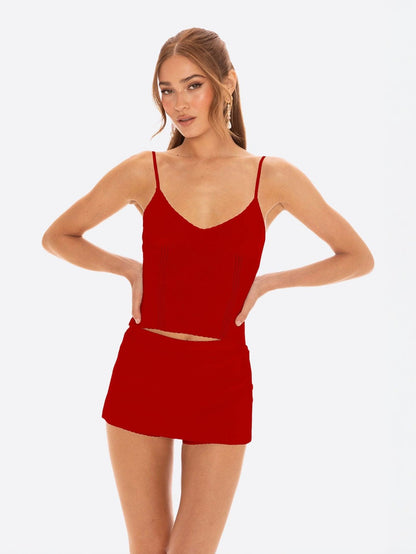 Carrie Shorts (Red)
