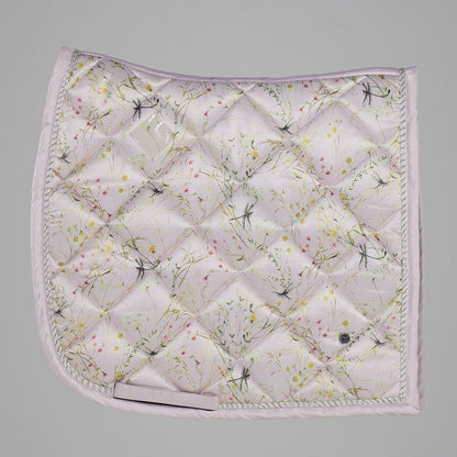 Dapplebay Dragonfly Meadow Dressage Saddle Pad-Light Pink