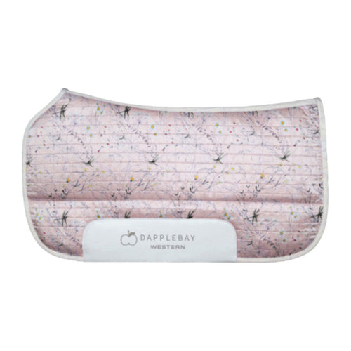 Dapplebay Dragonfly Meadow Western Saddle Pad-Light Pink