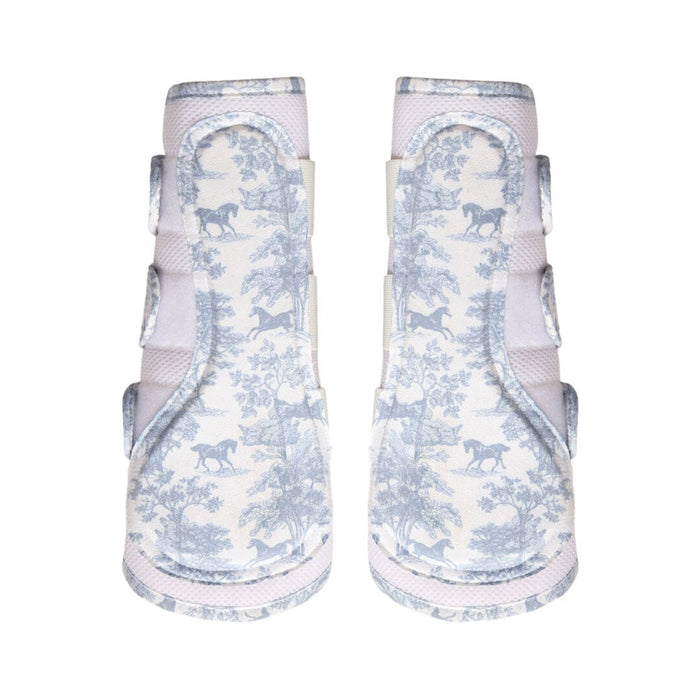 Dapplebay Equestrian Toile Airflow Brush Boots-Moonrise