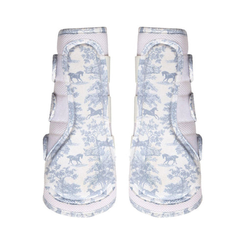 Dapplebay Equestrian Toile Airflow Brush Boots-Moonrise