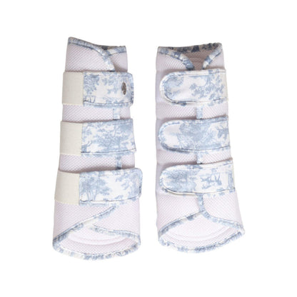 Dapplebay Equestrian Toile Airflow Brush Boots-Moonrise