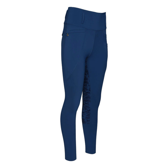 Dapplebay Equestrian Toile Essential Tights-Navy