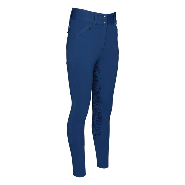 Dapplebay Equestrian Toile Full Seat Breeches-Bright Navy