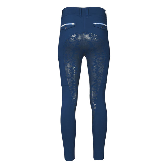Dapplebay Equestrian Toile Full Seat Breeches-Bright Navy