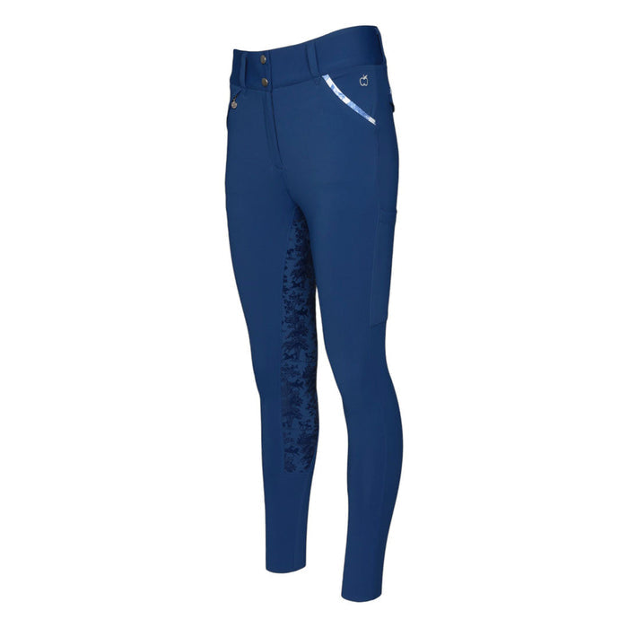 Dapplebay Equestrian Toile Full Seat Breeches-Bright Navy