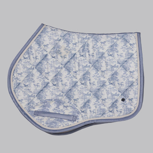 Dapplebay Equestrian Toile XC Saddle Pad-Moonrise