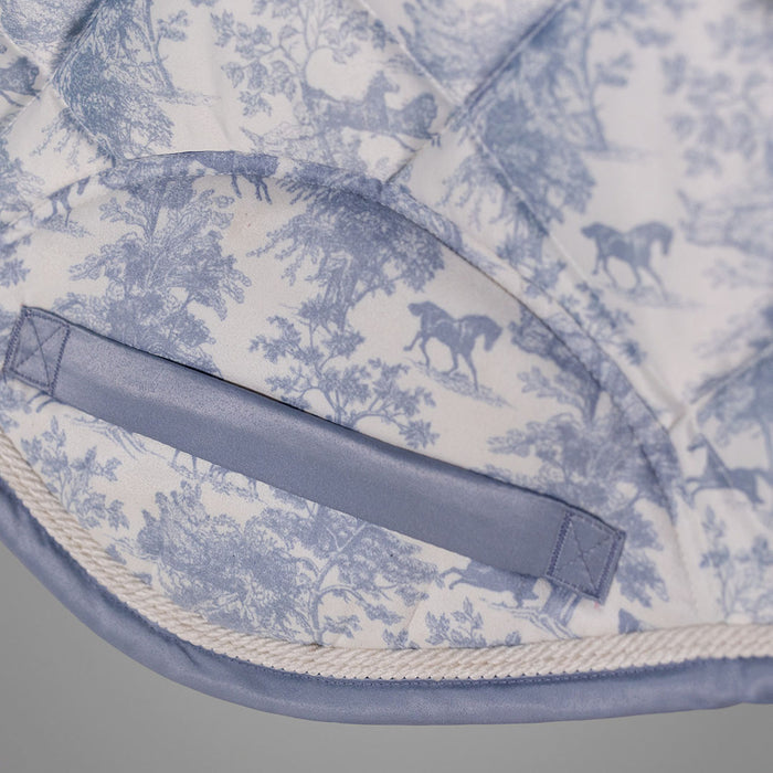 Dapplebay Equestrian Toile XC Saddle Pad-Moonrise