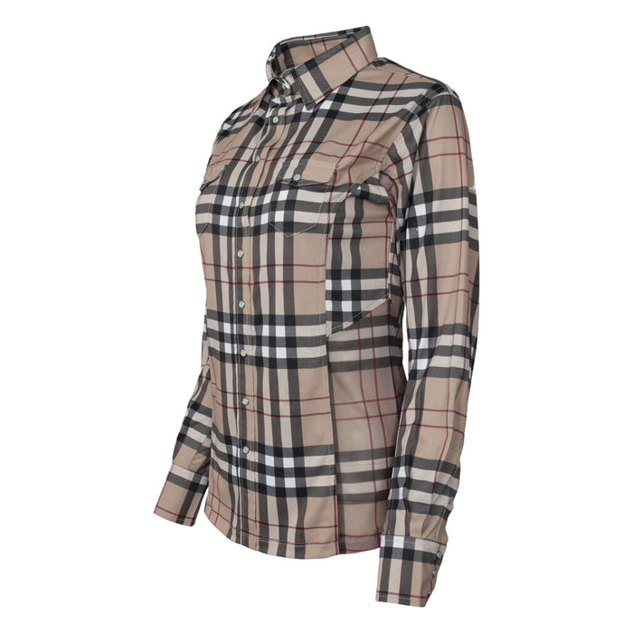 Dapplebay Holiday Plaid Western Top - Breeches.com