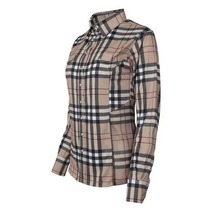 Dapplebay Holiday Plaid Western Top - Breeches.com