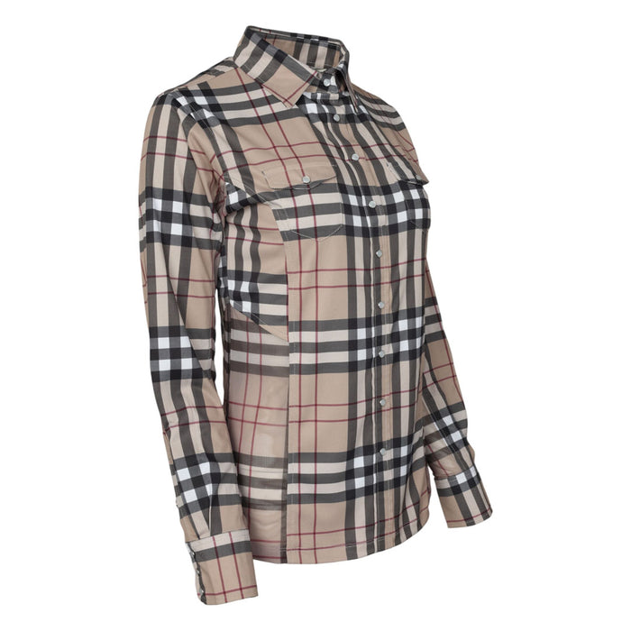 Dapplebay Holiday Plaid Western Top - Breeches.com