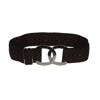 Dapplebay Horse Shoe Belt- Diamond-Black