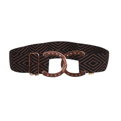 Dapplebay Horse Shoe Belt- Diamond-Black