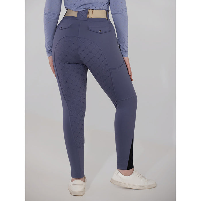 Dapplebay Hybrid Silicone Full Seat Breeches-Purple Dusk
