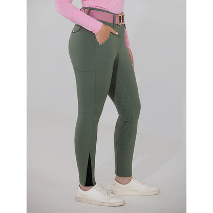 Dapplebay Hybrid Silicone Full Seat Breeches-Rosemary